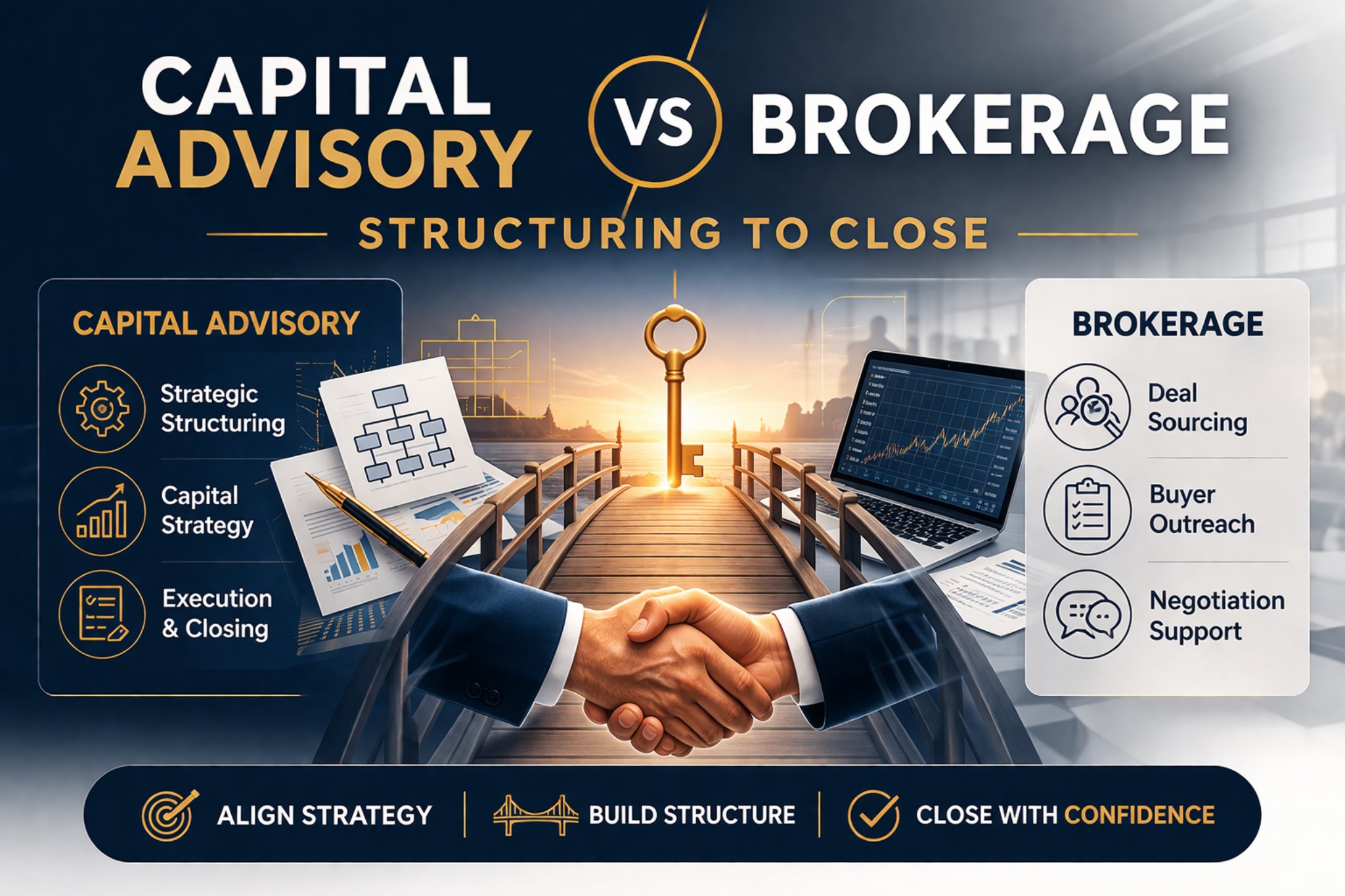Capital Advisory vs Brokerage: Structuring to Close