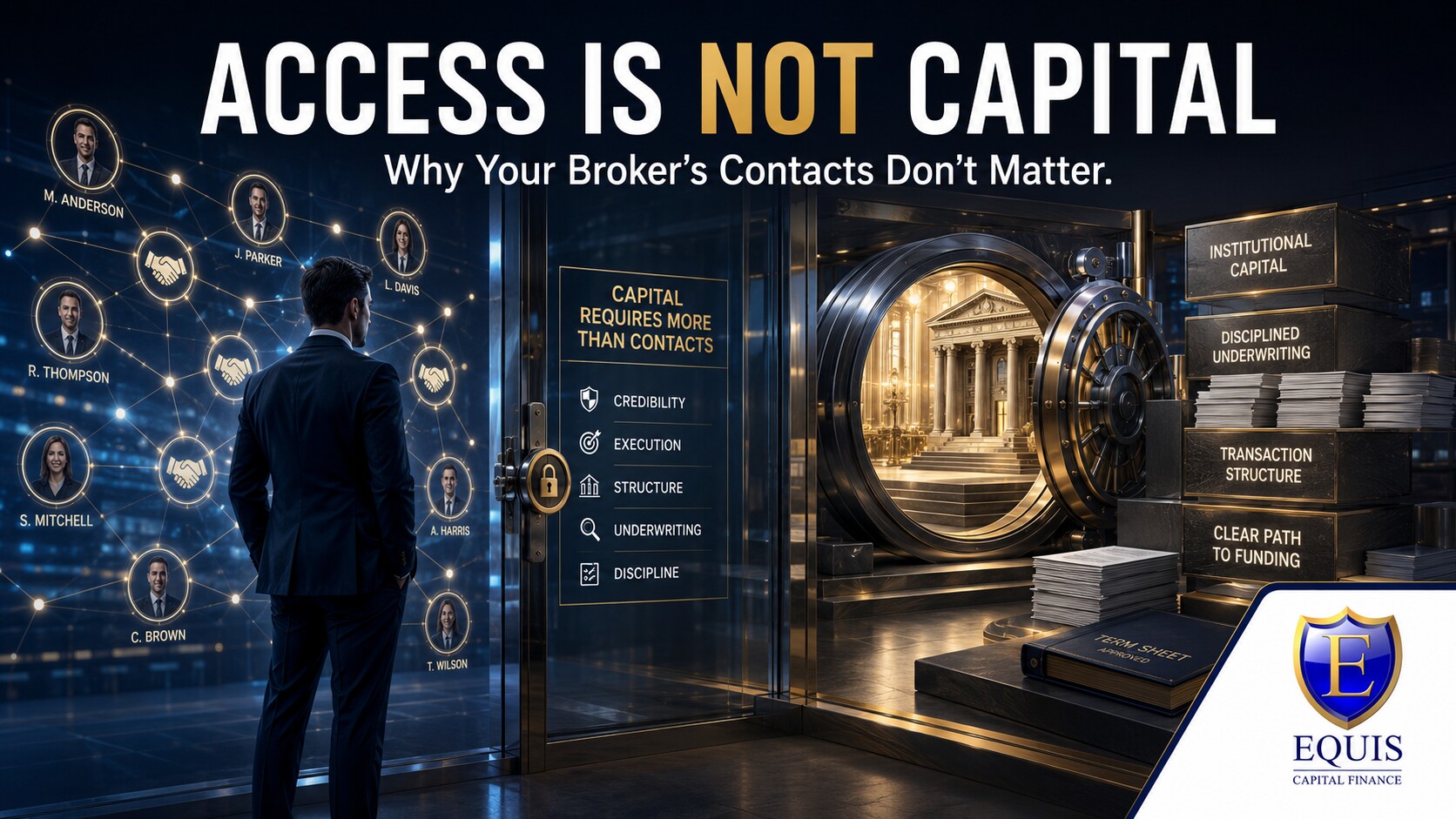 Access Is Not Capital: Why Your Broker’s Contacts Don’t Matter