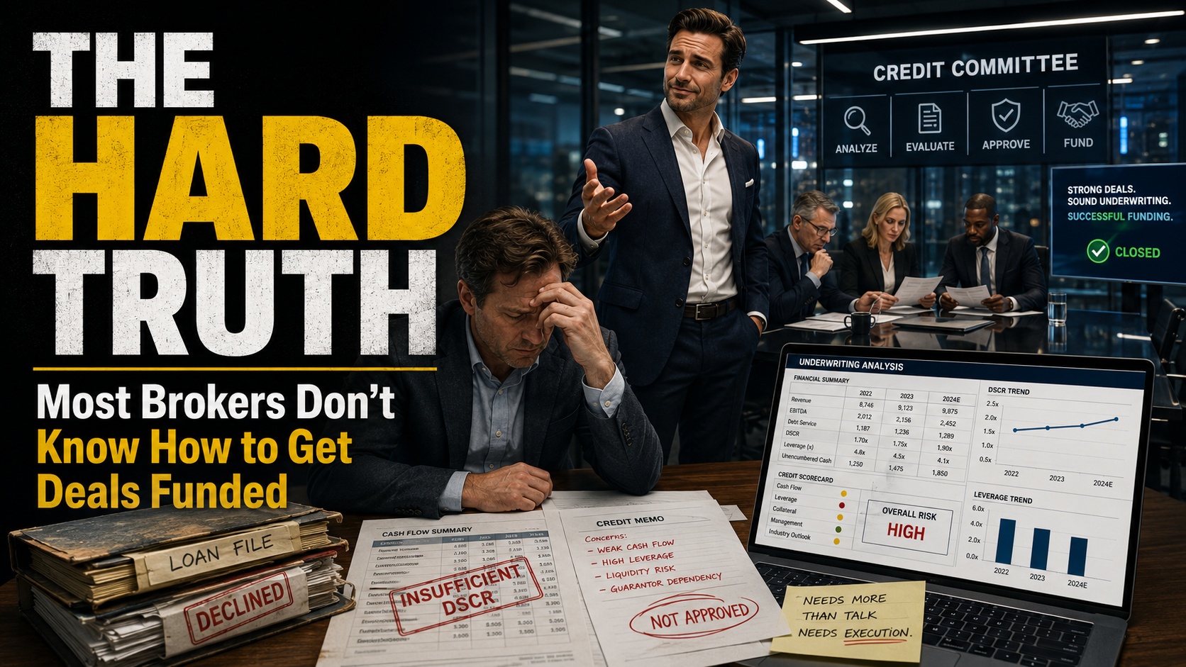 The Hard Truth: Most Brokers Don’t Know How to Get Deals Funded